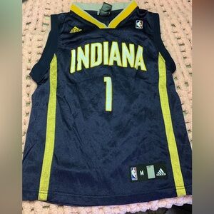 Adidas Indiana Kids Jersey - Dark Blue and Bright Yellow
